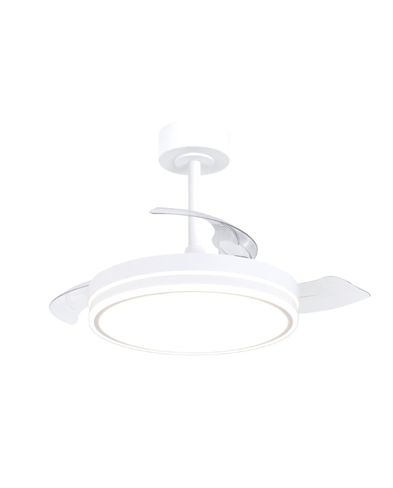 STAR  S * VENTILADOR PEQUEÑO LED - BLANCO
